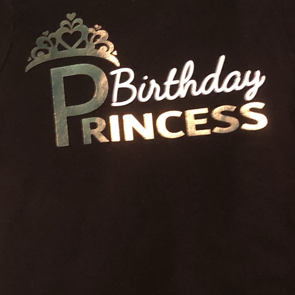 Made to order Birthday Princess shirt